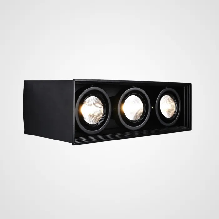 ImperiumLoft Встраиваемый светодиодный светильник LUMO L3 Black 4000 фото