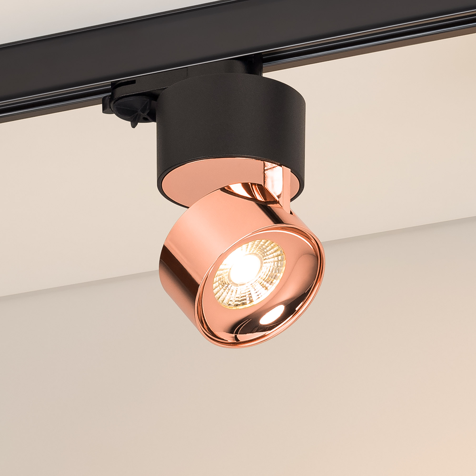 Arlight Светильник SP-PLURIO-TRACK-4TR-R77-9W Warm3000 (BK-COP, 36 deg, 230V) (IP20 Металл, 3 года) фото