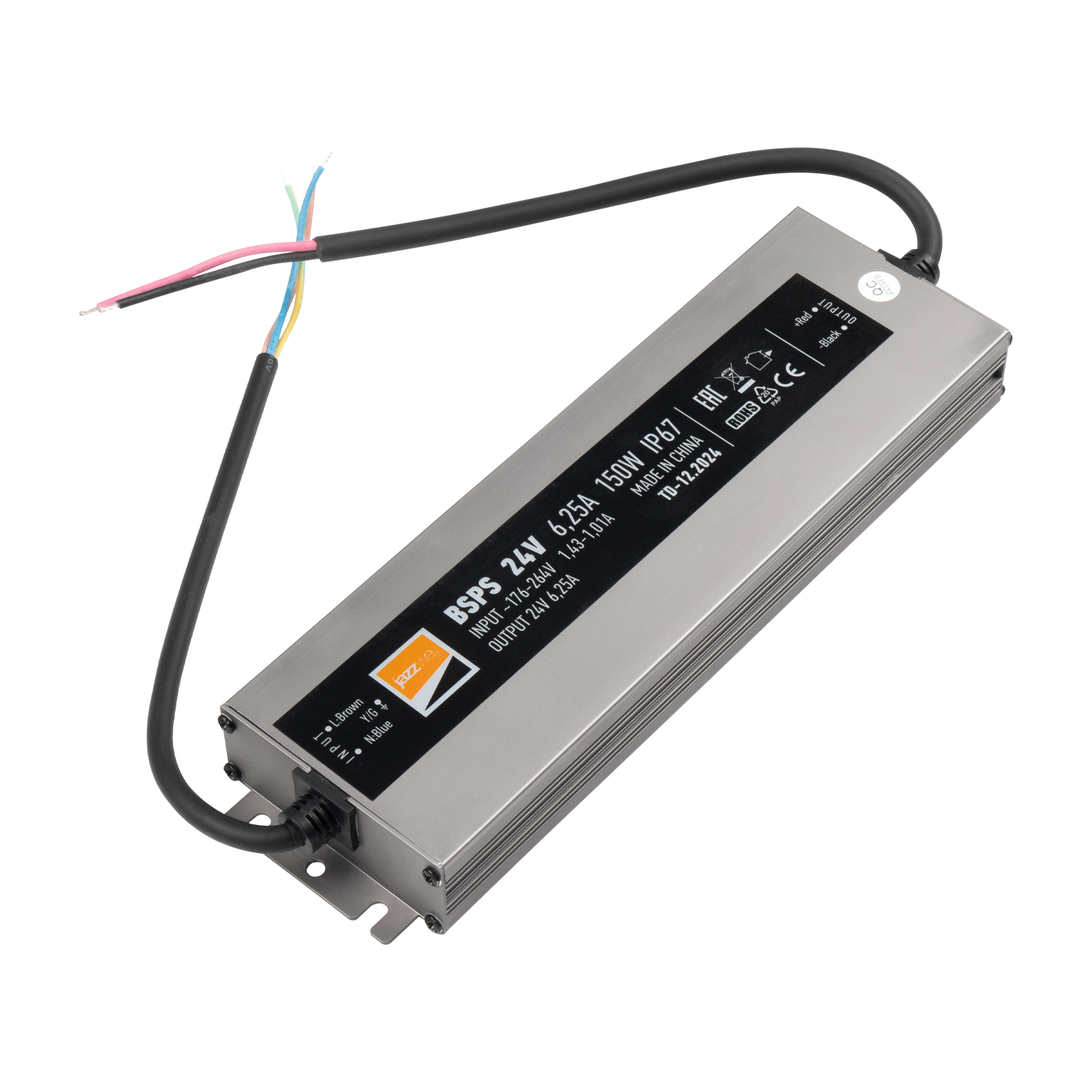 Jazzway BSPS 24V 6,25A=150W IP67 3г. гарантии фото