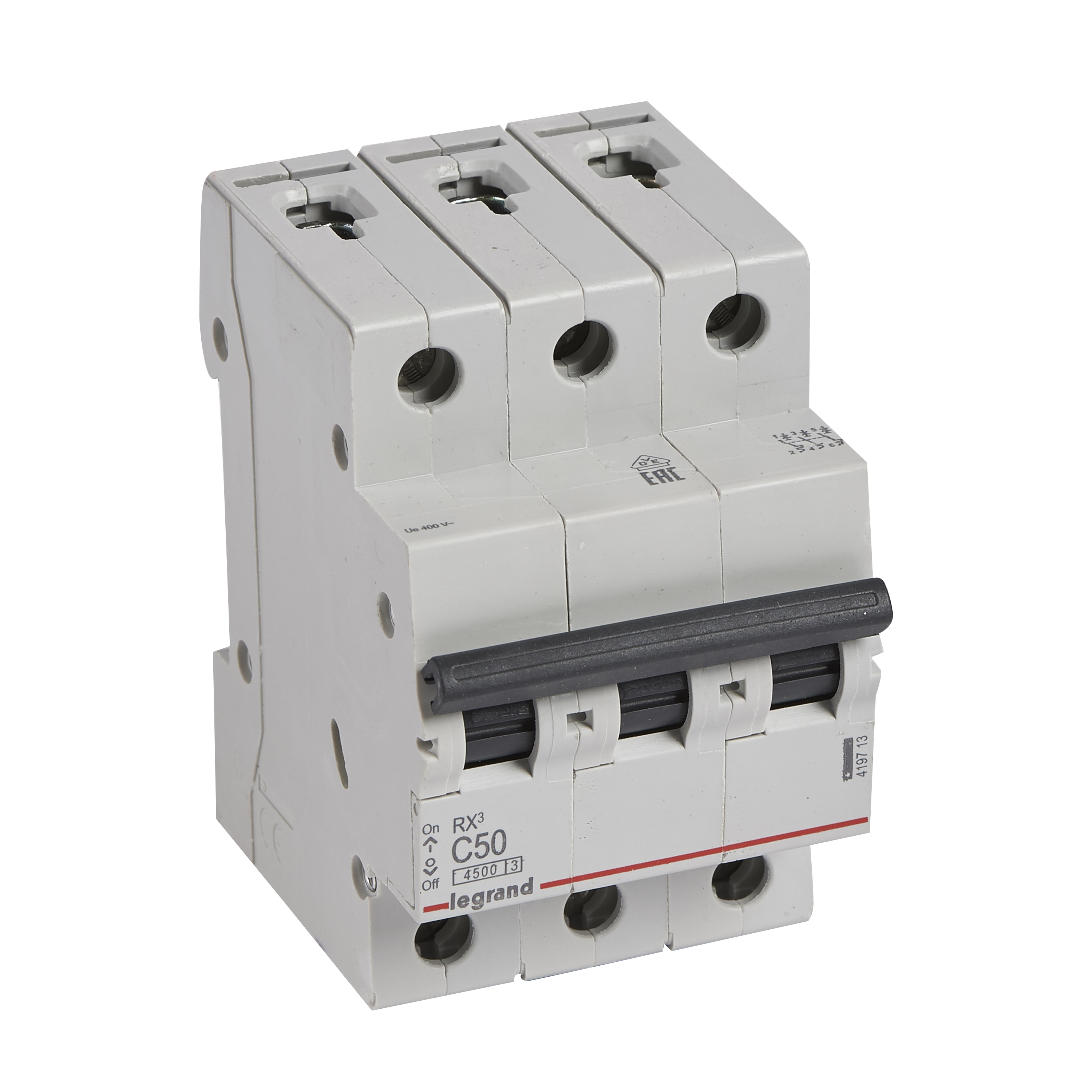 Legrand RX3 Автоматический выключатель 3P 50А (C) 4,5kA. фото