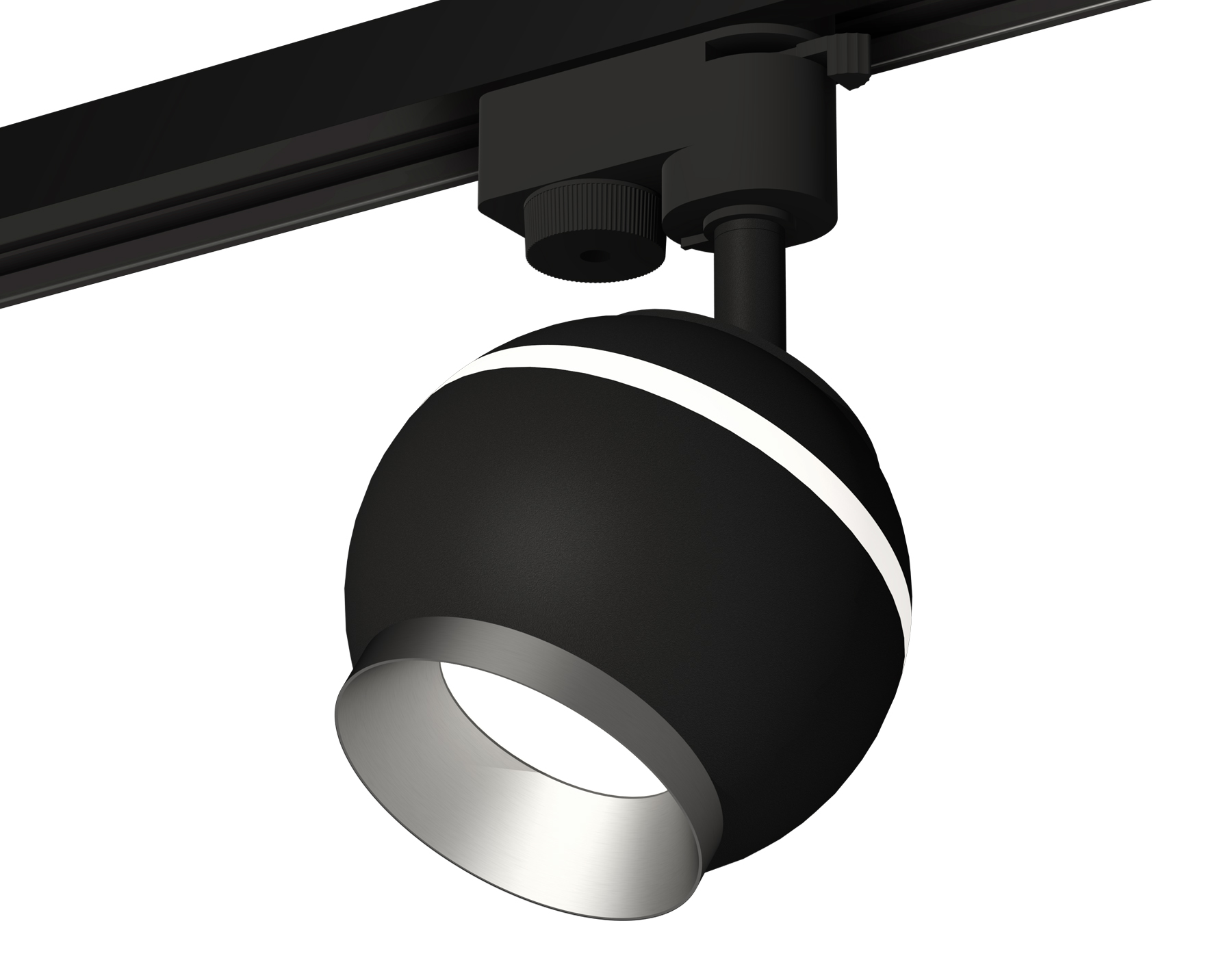 Ambrella Комплект трекового светильника XT1102004 SBK/MCH черный песок/хром матовый GU5.3 LED 3W 4200K (A2521, C1102, N7033) фото