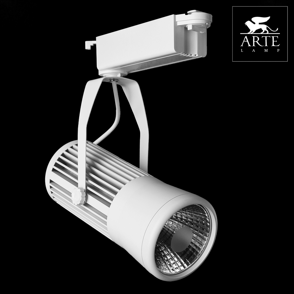 Arte Lamp Track Lights Белый Светильник трековый 30W LED COB 1x2100lm фото