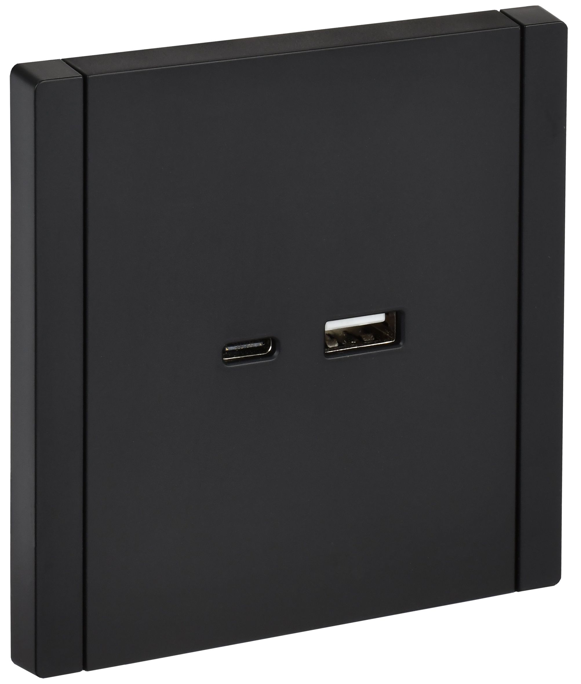 IEK FORTE&PIANO Черный Розетка USB A+C 18Вт FP151 фото