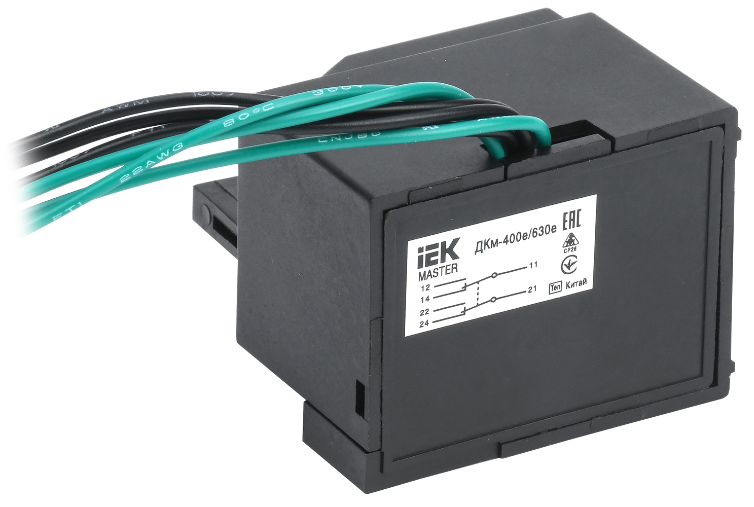 IEK KARAT MASTER Контакт дополнительный ДКм-400е/630е (ДКм-39) с электронным расцепителем фото
