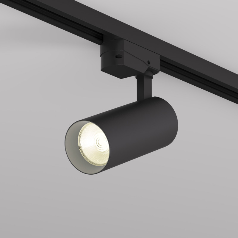 Denkirs DK6451-BK Трековый светильник SOLID KOPER, 135мм, d60, 220V, LED 3000K, 15W, IP20, черный, алюминий фото
