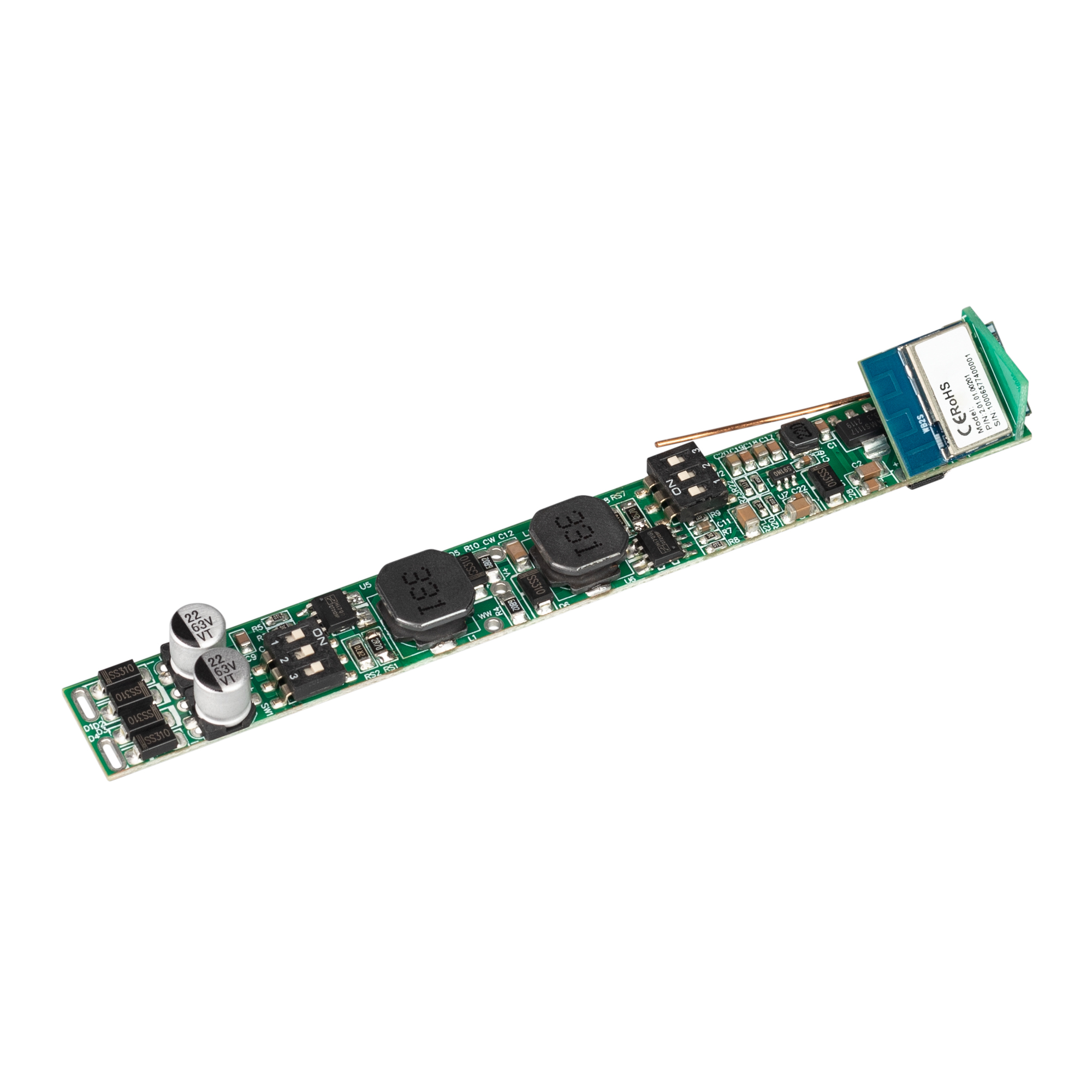 Arlight INTELLIGENT Диммер SMART-CC-202-72-MIX-IN (48V, 2x150-500mA, Track, TUYA Wi-Fi, 2.4G) (IARL, IP20 Пластик, 5 лет) фото