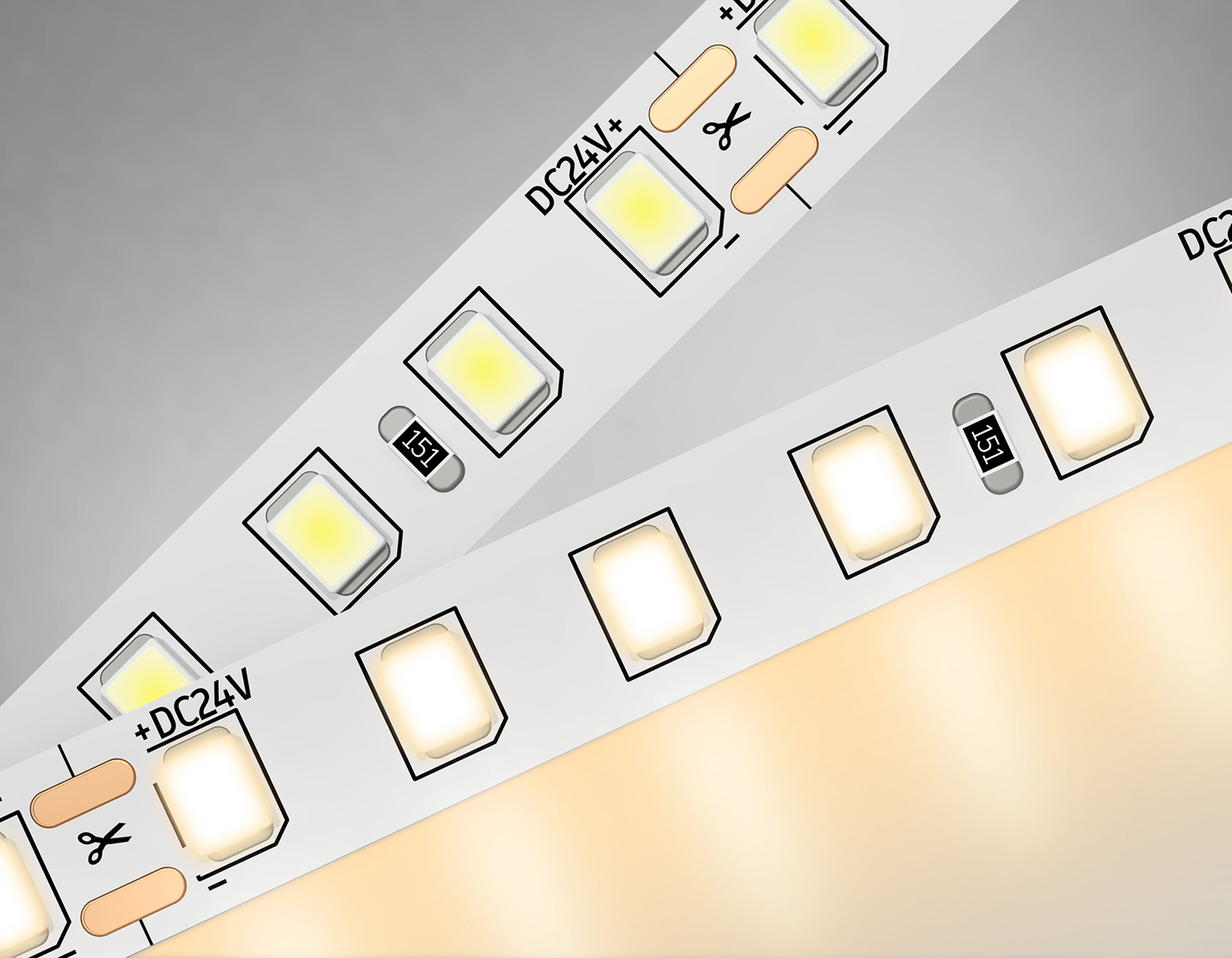 Ambrella Светодиодная лента Light GS3101 2835 120Led /10W m/ 24V IP20 3000K 5m фото