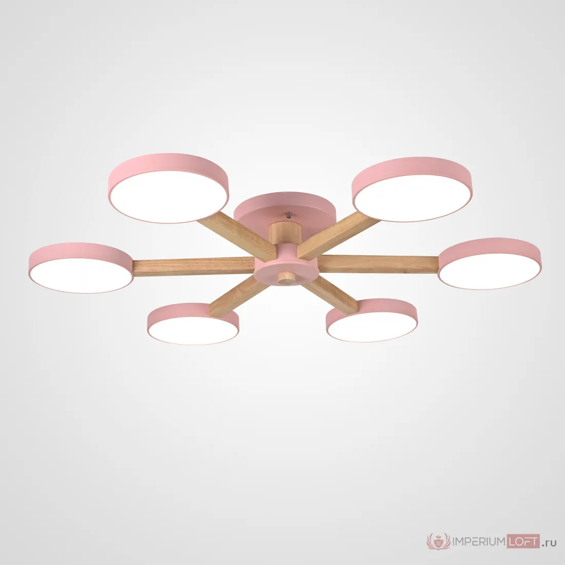 ImperiumLoft Потолочная люстра TURNA 6 Pink фото