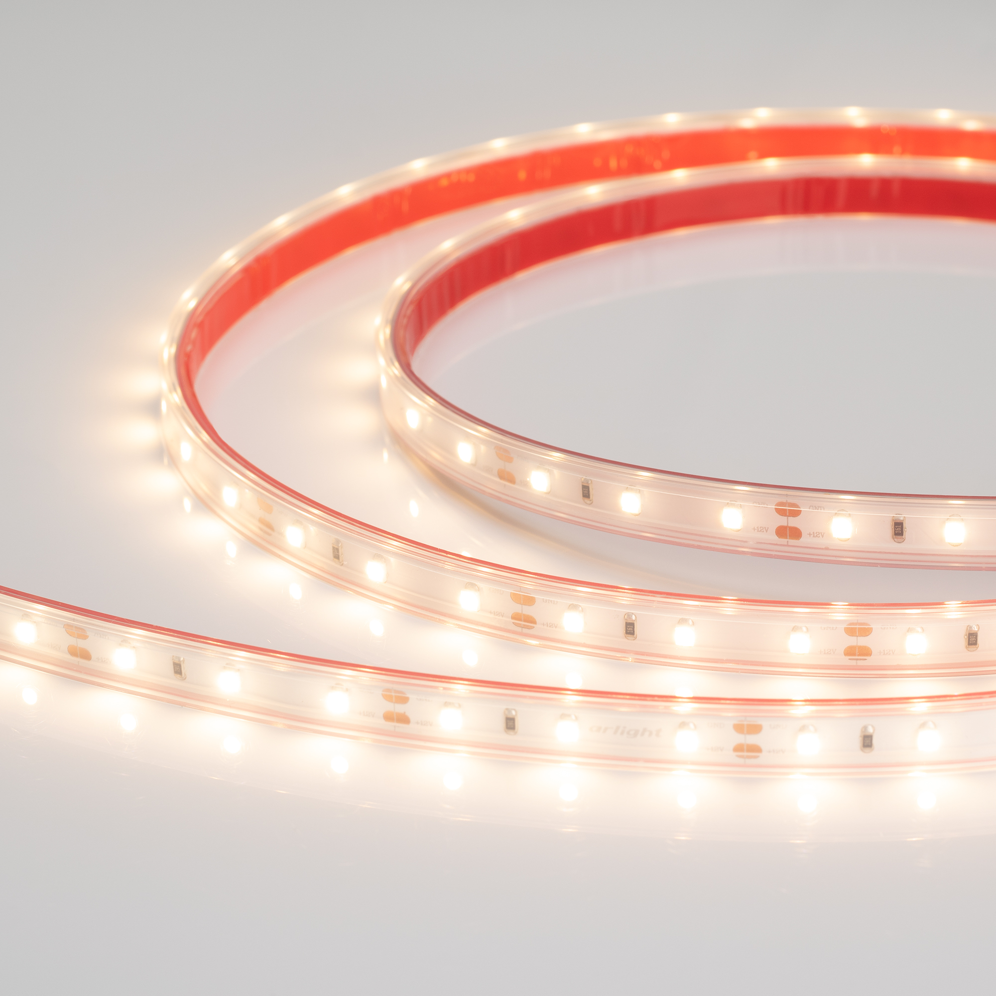 Arlight Светодиодная лента герметичная RTW-PS-A60-10mm 12V Warm2700 (4.8 W/m, IP67, 2835, 5m) (-) фото