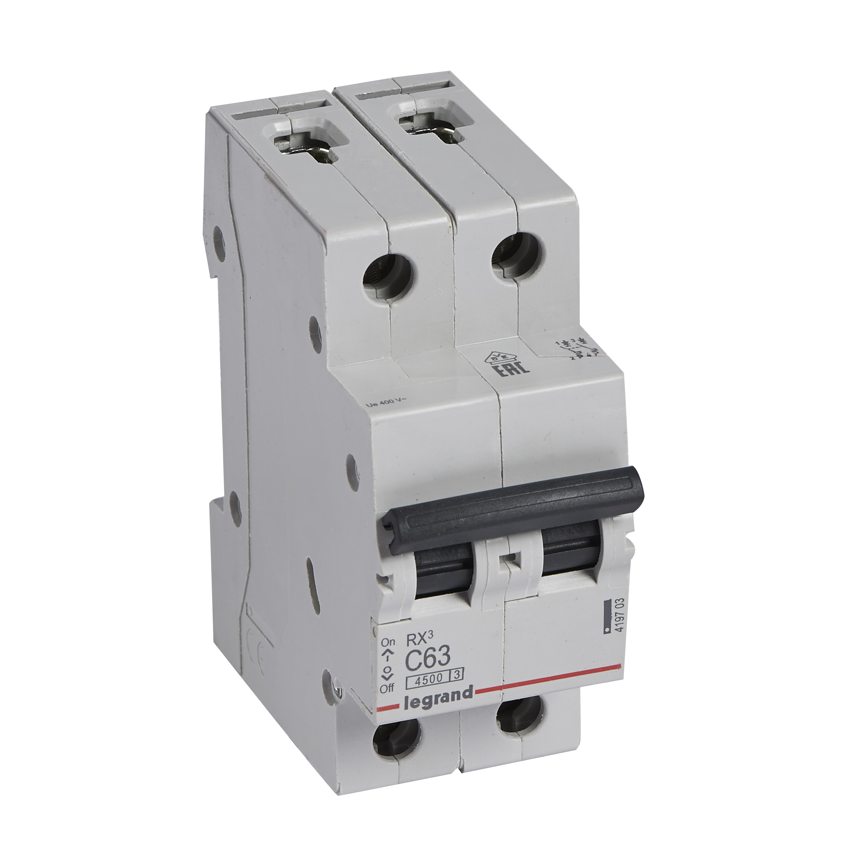 Legrand RX3 Автоматический выключатель 2P 63А (C) 4,5kA. фото