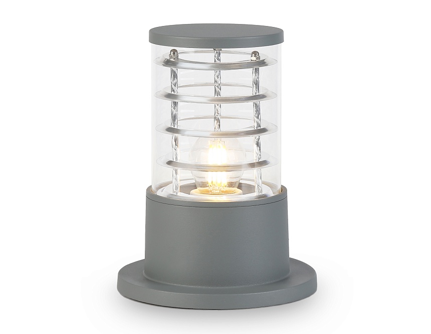 Ambrella Светильник уличный ландшафтный ST2531 GR/CL серый/прозрачный IP54 E27 max 11W D108*200 фото