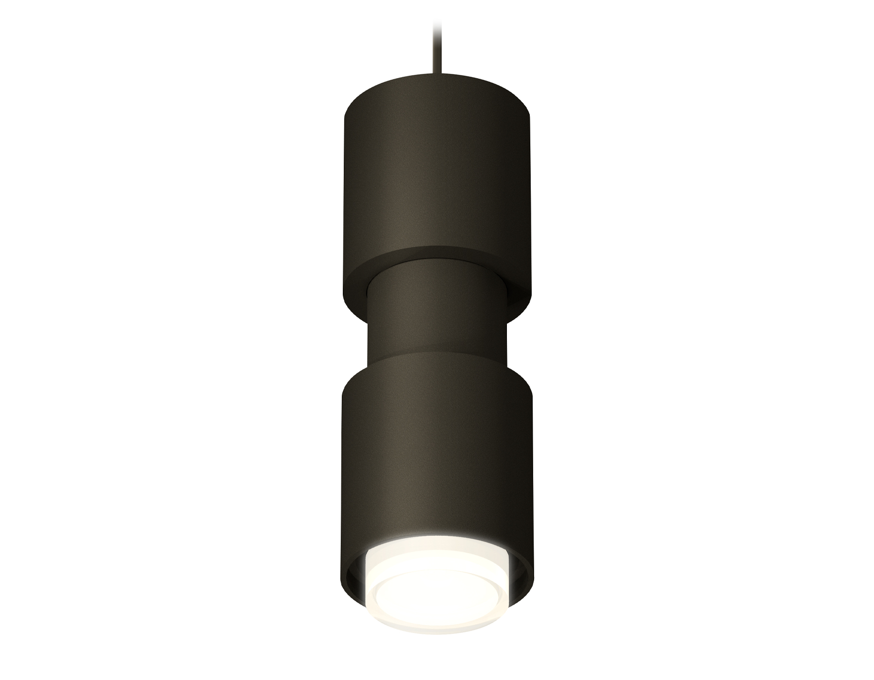 Ambrella Комплект подвесного светильника с акрилом XP7723031 SBK/FR/CL черный песок/белый матовый/прозрачный MR16 GU5.3 (A2311, C7723, A2011, C7402, A фото