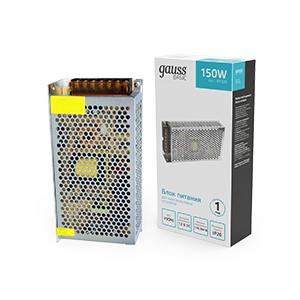Gauss Блок питания Basic 12V 150W IP20 1/50 фото