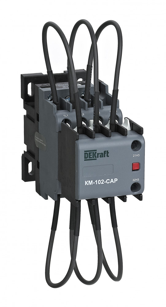 Dekraft Контактор конденсаторый 20кВАр, 220/230В, AC6b, 2НО серии КМ-102-CAP фото