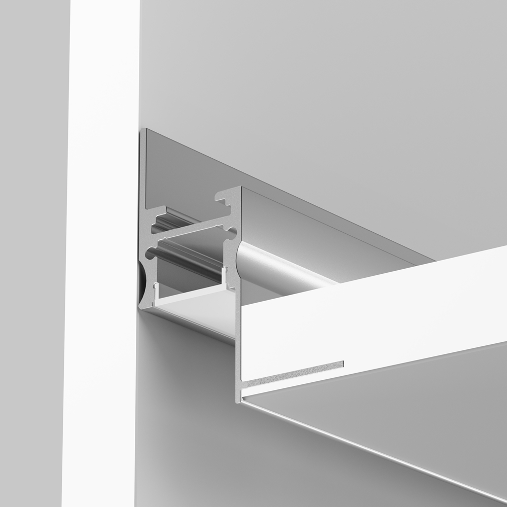 Maytoni Led Strip Алюминиевый профиль встраиваемый скрытого монтажа 41x51 (Серебро, 2 м), ALM-4151-S-2M фото