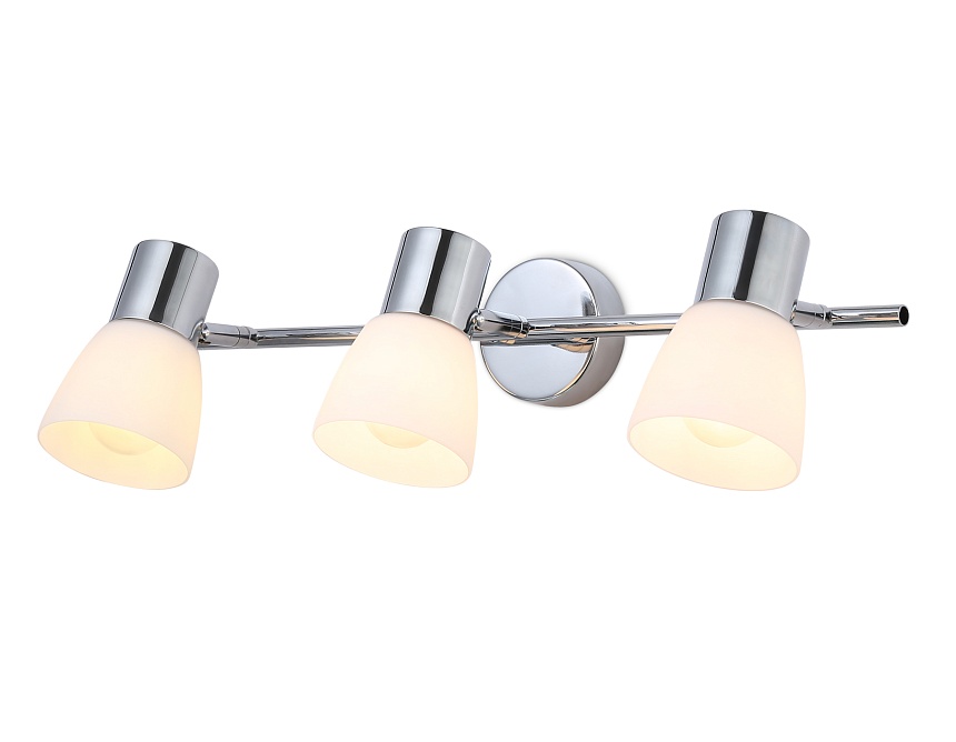 Ambrella Настенно-потолочный спот TR3965/3 CH/FR хром/белый матовый E27*3 max 460*82*200 фото
