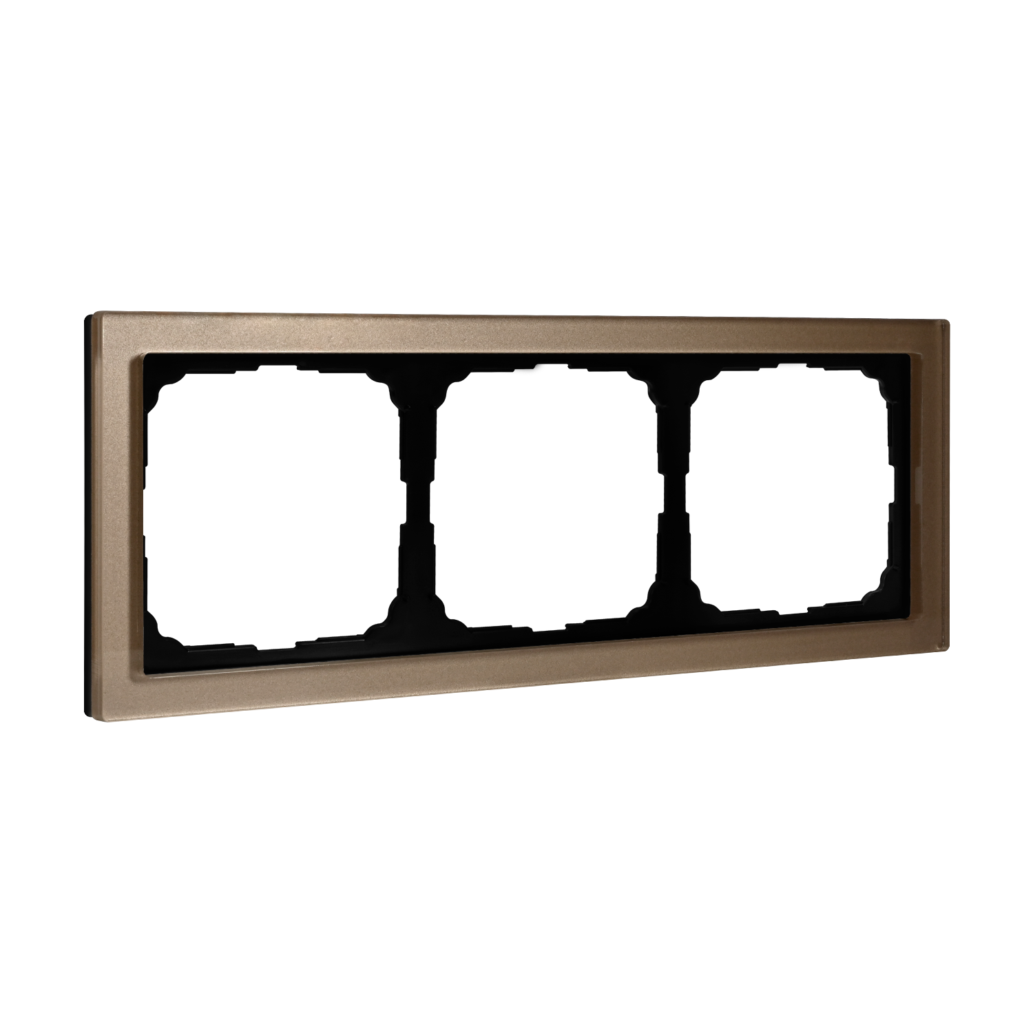 Systeme Electric ArtGallery Pure Органическое стекло Шампань Рамка 3-ая фото