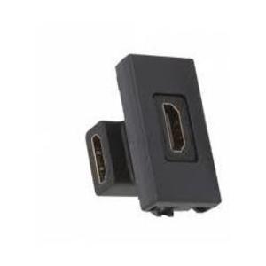 Simon Connect Графит Разъём HDMI, 22,5х45мм фото