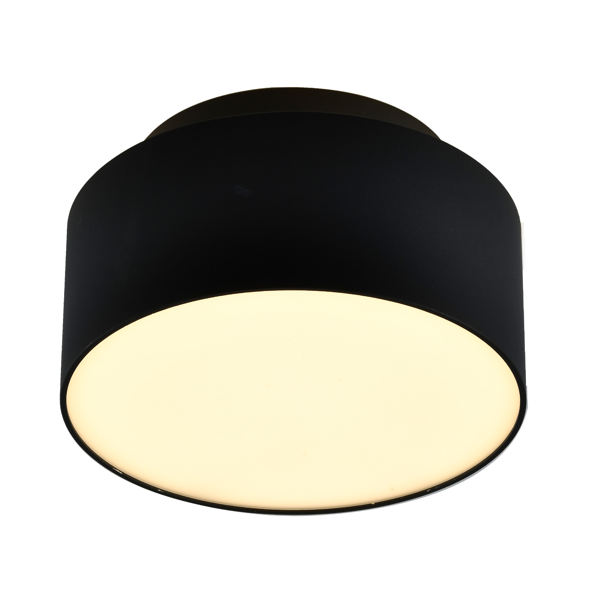 ST LUCE ST166.442.17 Светильник потолочный Черный LED 1*12+5W 4000K 1 190Lm Ra>90 120 ° IP20 D110xH30 85-265 фото
