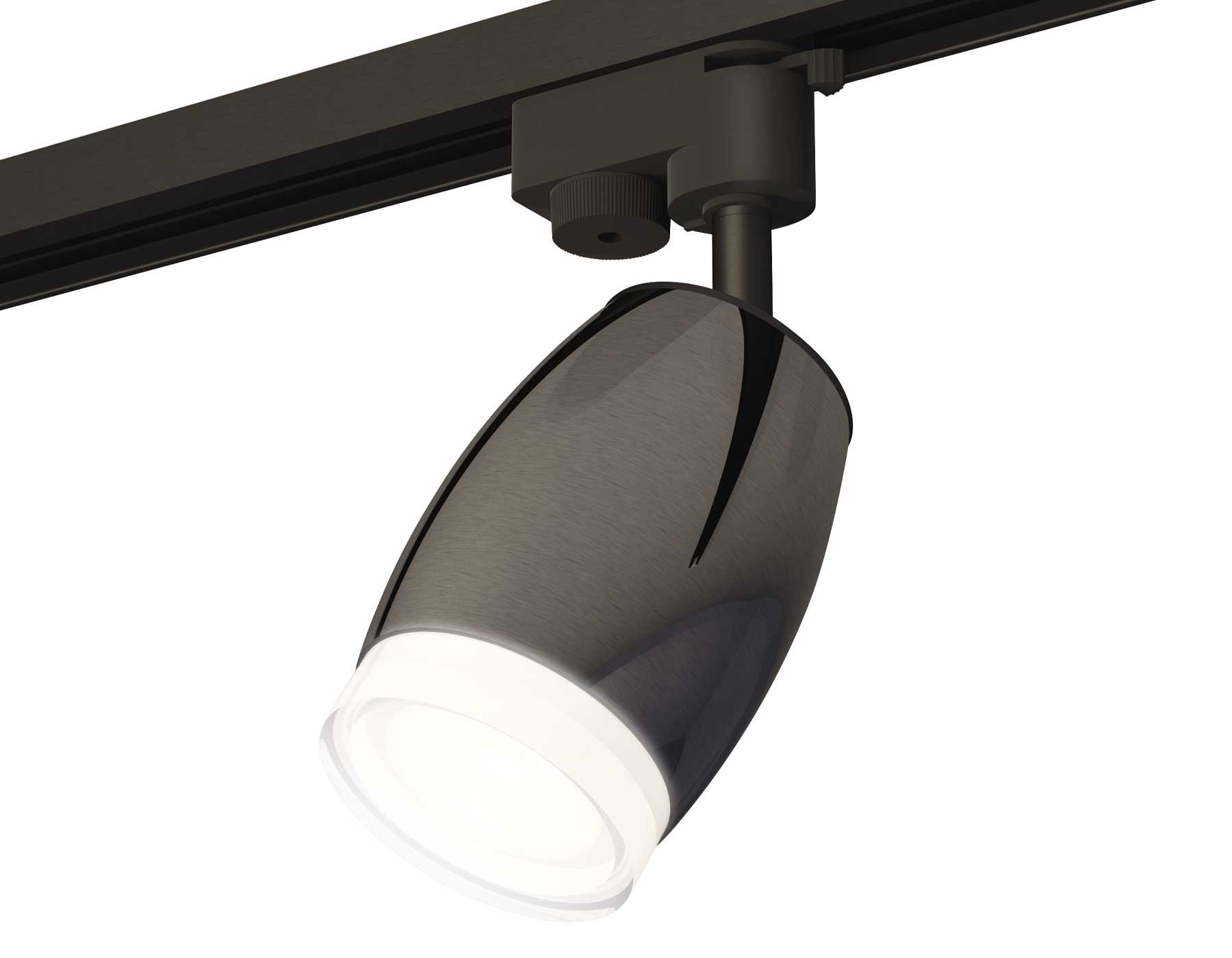 Ambrella Комплект трекового однофазного светильника с акрилом XT1123012 DCH/SBK/FR черный хром/черный песок/белый матовый MR16 GU5.3 (A2521, C1123, N7 фото