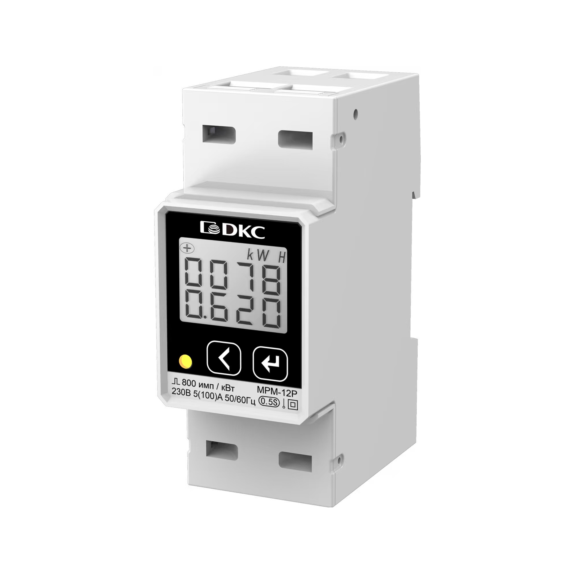 Многофункциональное измерительное устройство МРМ, RS-485, LCD дисплей, однофазный на DIN-рейку фото