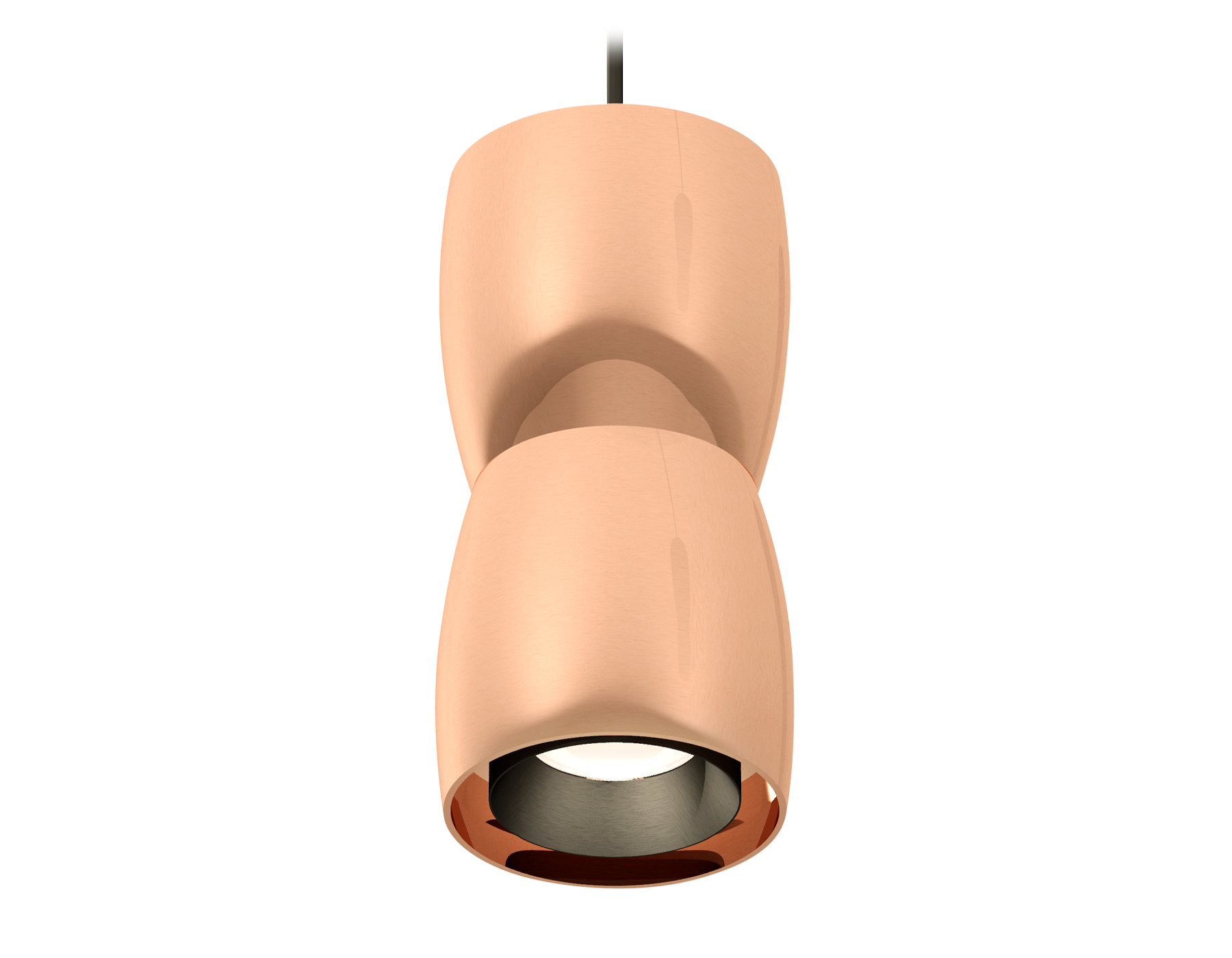 Ambrella Комплект подвесного светильника XP1144010 PPG/SBK/PBK золото розовое полированное/черный песок/черный полированный MR16 GU5.3 (A2311, C1144, фото