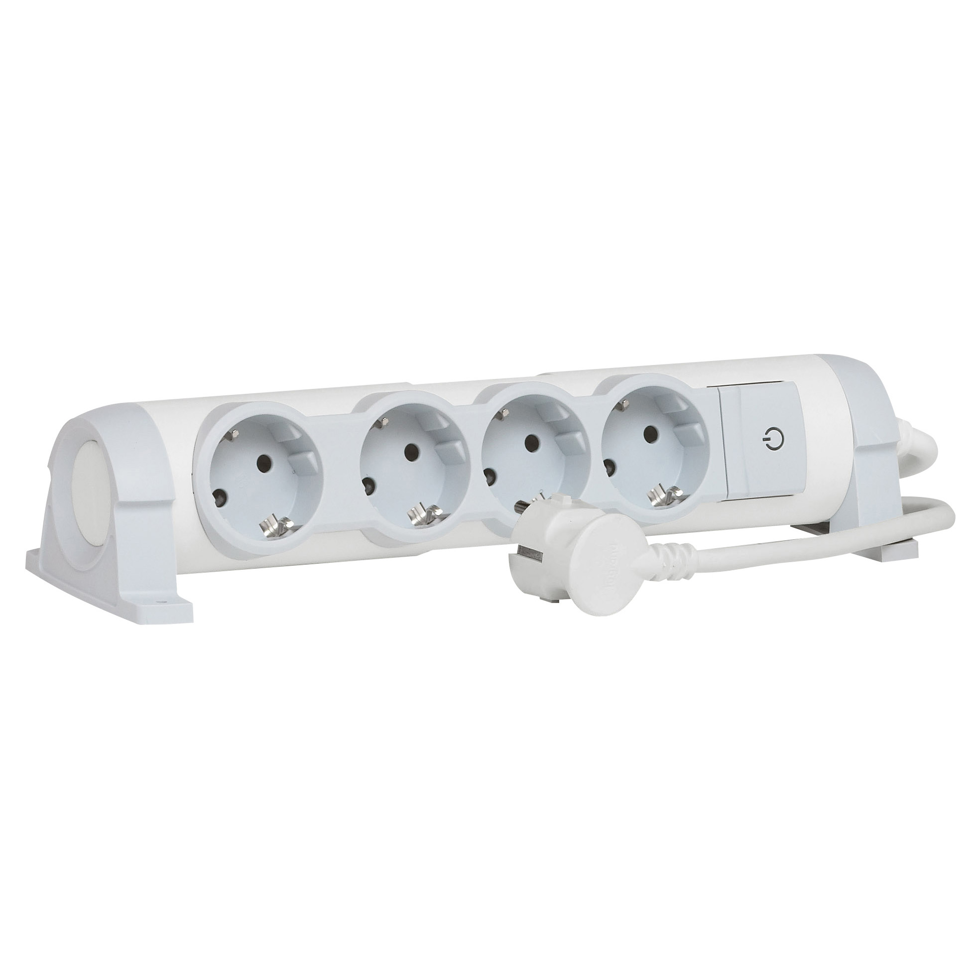 IEK COMFORT Удлинитель У04К 4 места 3м 3х1,5мм2 16А бел. фото