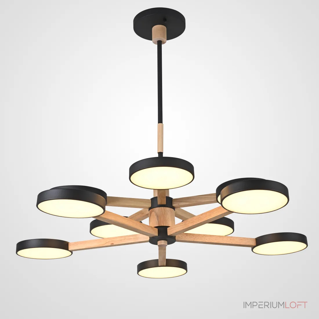 ImperiumLoft Подвесная люстра TURNA DBL L10 Black фото