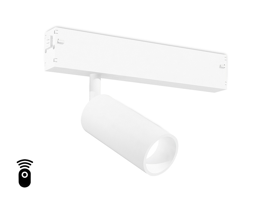 Ambrella Светильник светодиодный диммируемый для шинопровода Magnetic 220V GL1201 WH белый IP20 7W 3000K-6400K 36° D35*80 (Без ПДУ) фото