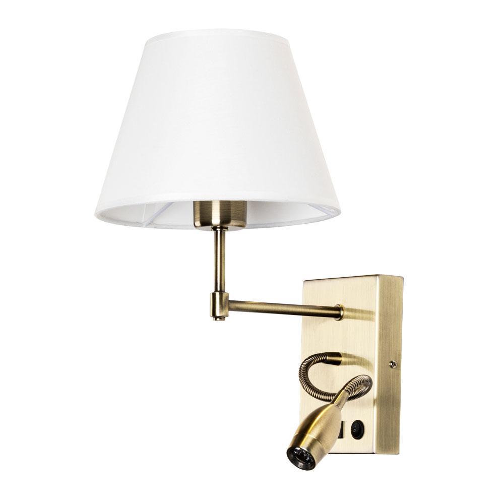 Arte Lamp A2581AP-2AB Elba Бра с подсветкой, бронза фото