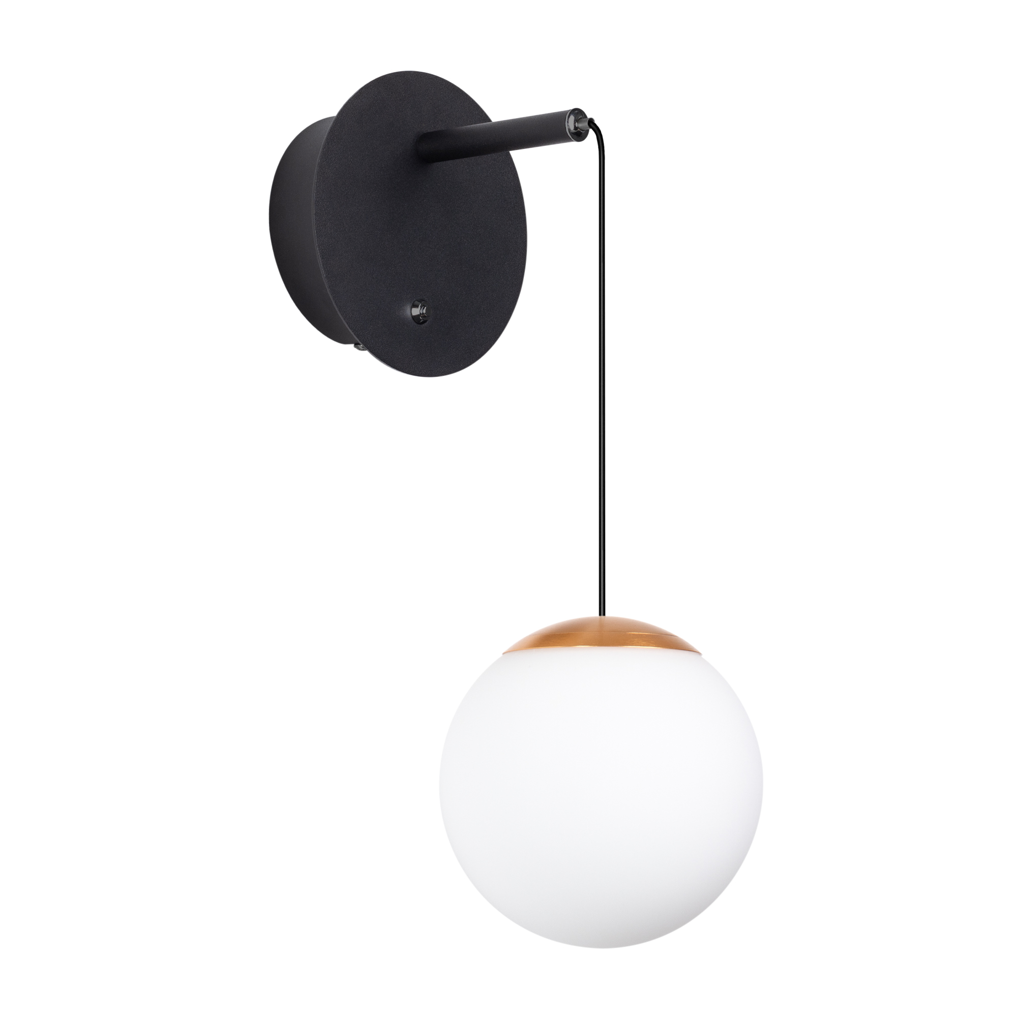 Arlight Светильник SP-BEADS-WALL-HANG-R130-6W Day4000 (BK-GD, 180 deg, 230V) (IP20 Металл, 5 лет) фото
