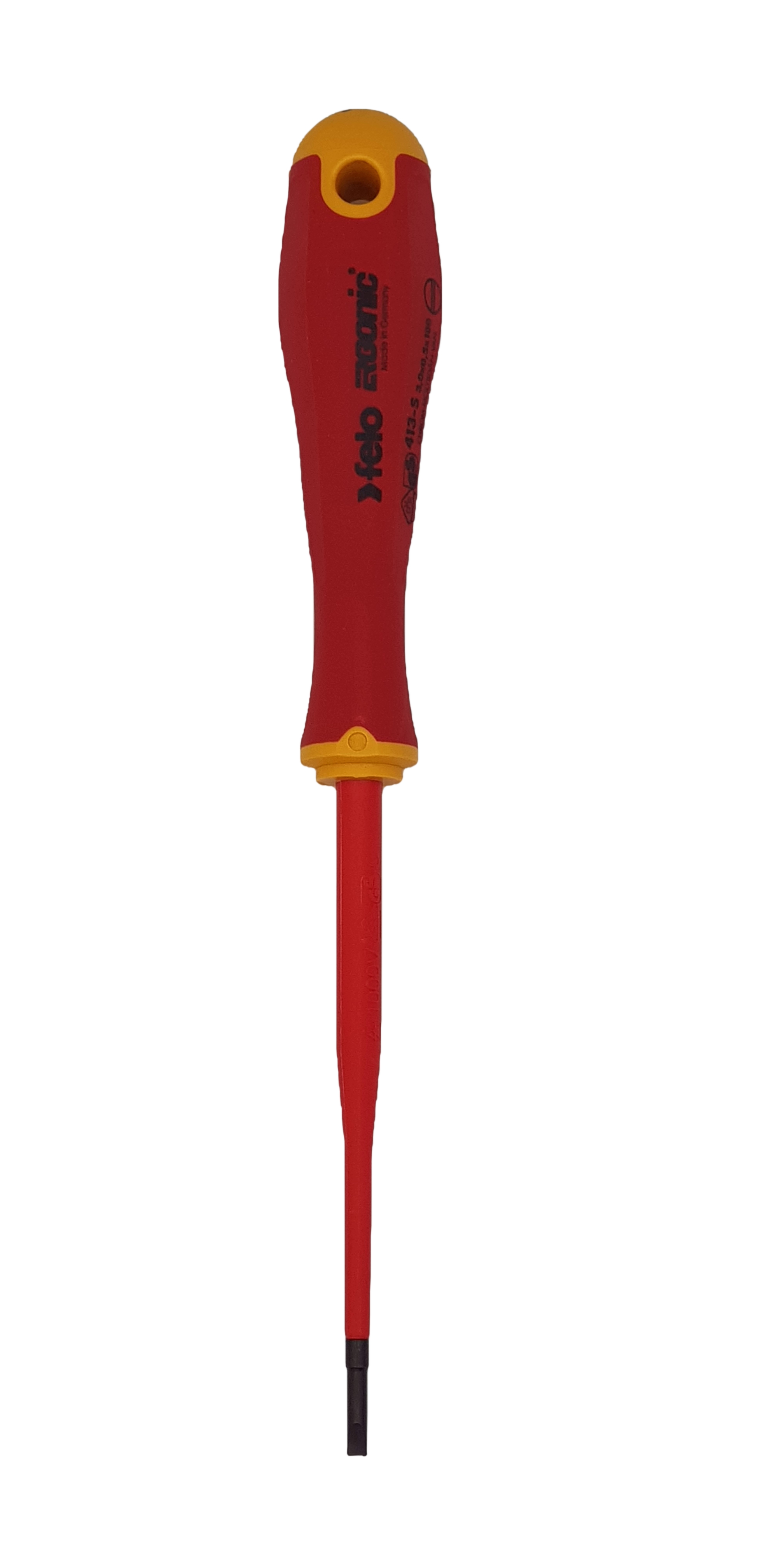 Felo Отвертка диэлектрическая SL 3,0х0,5 E-Slim Ergonic 41393090 фото