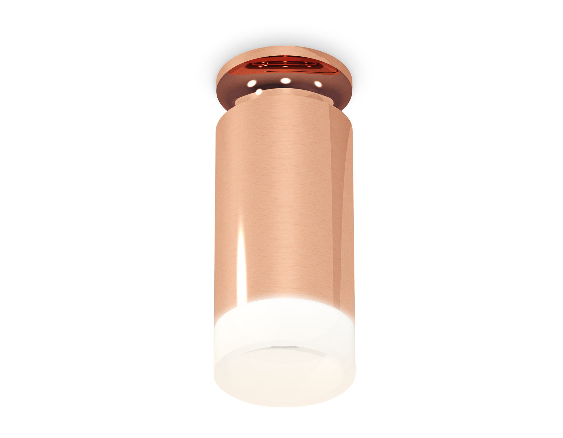 Ambrella Комплект накладного светильника XS6326082 PPG/FR золото розовое полированное/белый матовый MR16 GU5.3 (N6906, C6326, N6248) фото
