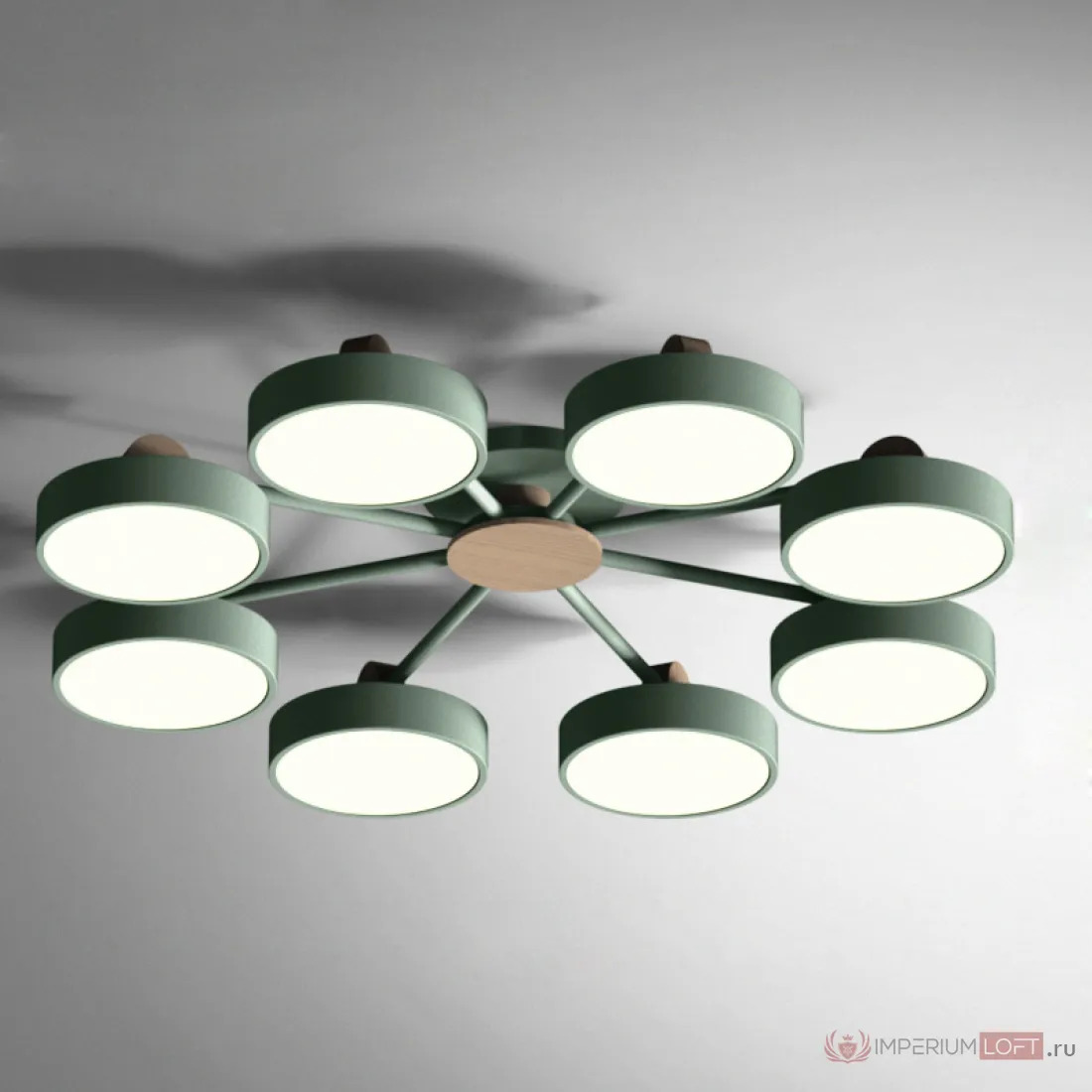 ImperiumLoft Потолочная люстра MOVE 8 Green фото