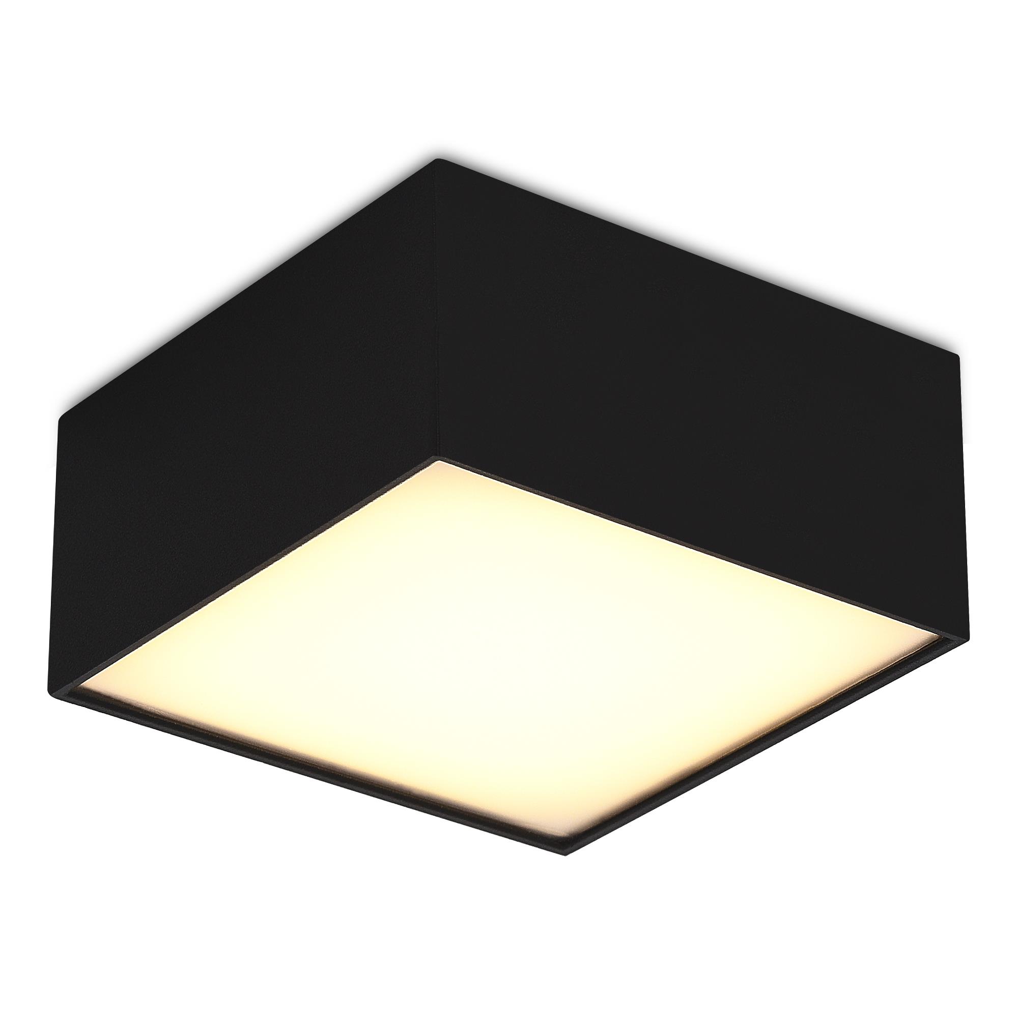 ST LUCE ST608.432.12 Светильник потолочный Черный LED 1*12W 3000K 1 080Lm Ra>90 120° IP20 L120xW120xH55 220V фото