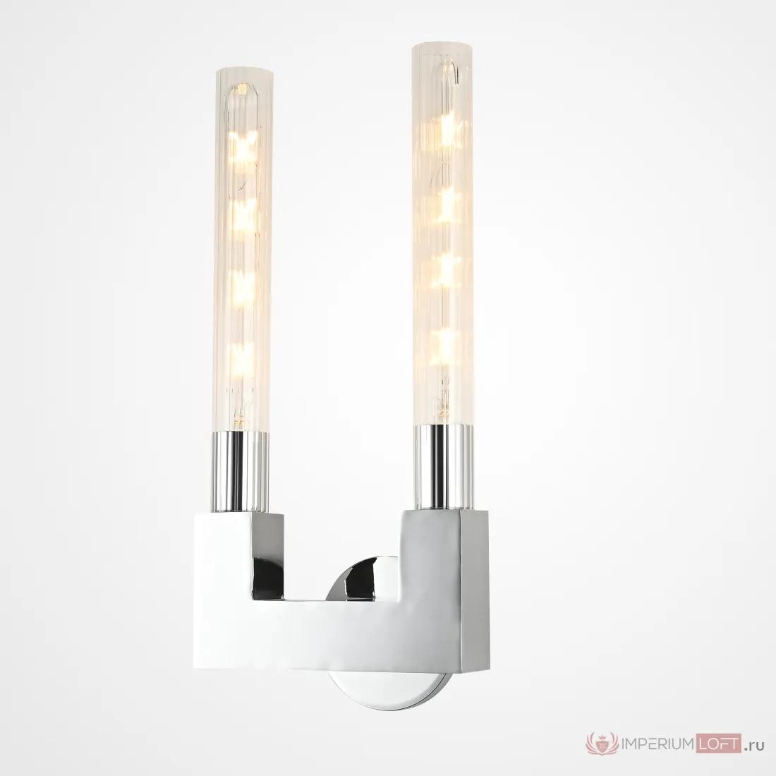 ImperiumLoft Бра CANELLE wall lamp DOUBLE Sconces Chrome фото