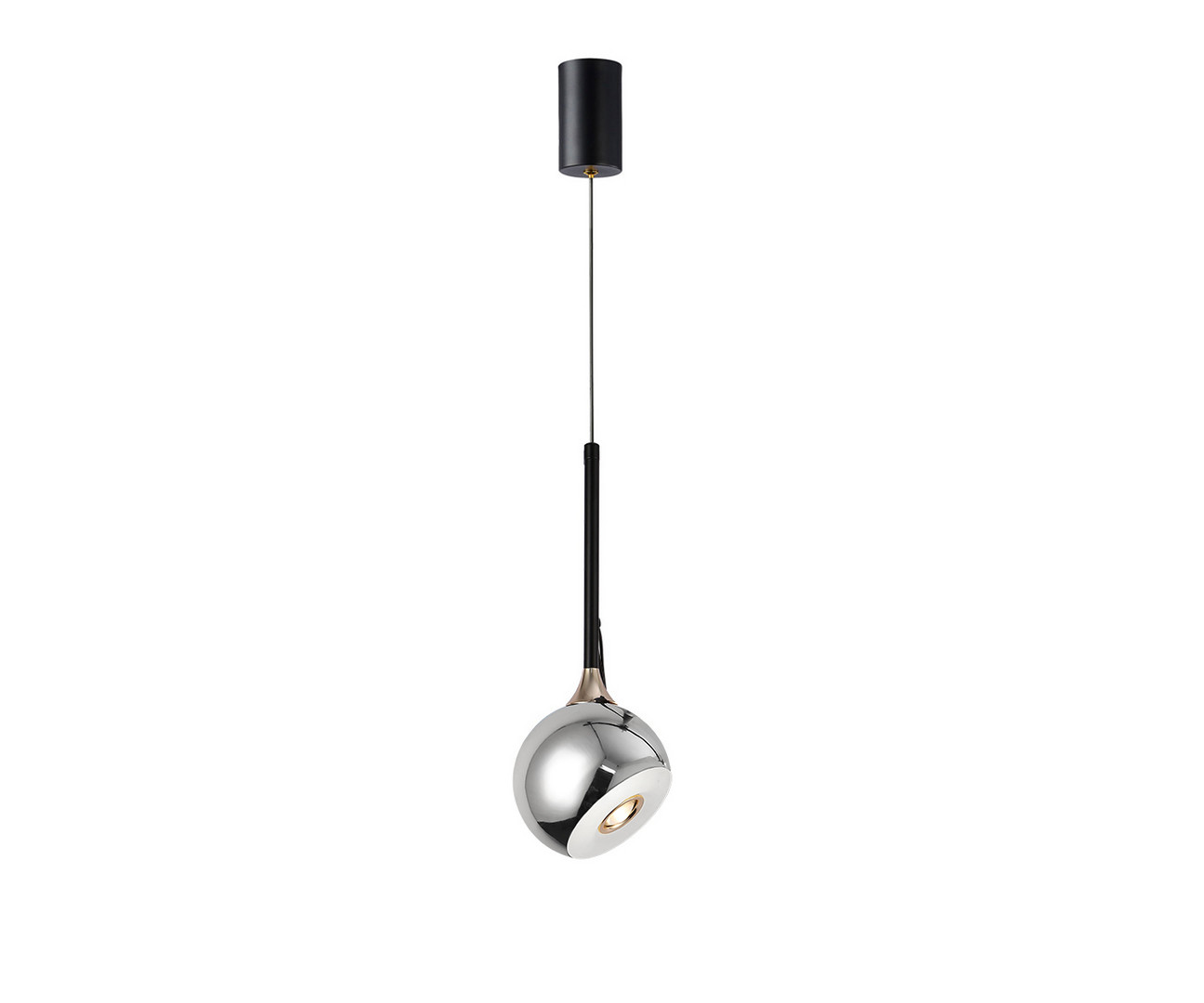 Kink Light 07529-1A,02 Подвес Тимо хром d12 h165 Led 8W (4000K) с лифтом фото