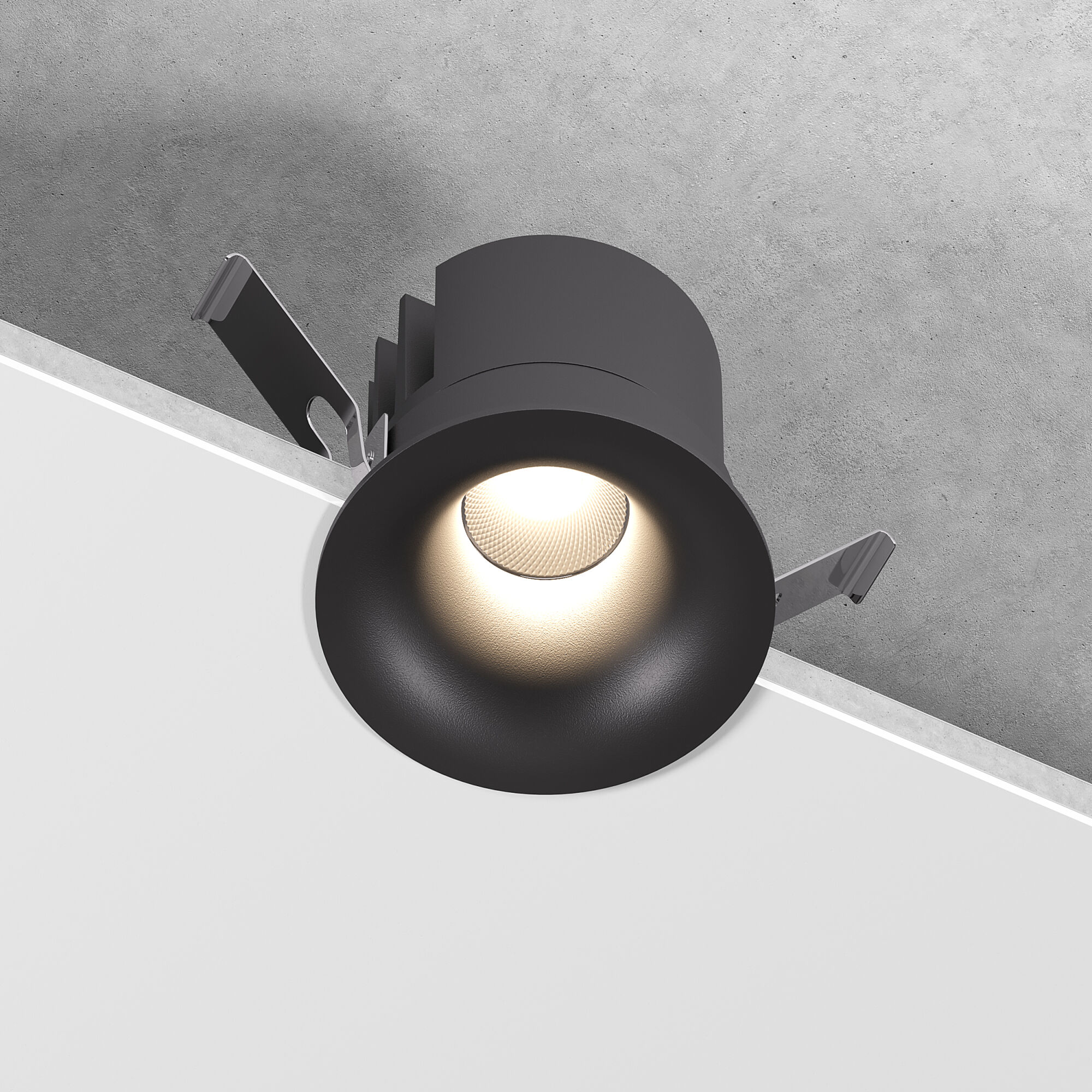 Elektrostandard 25070/LED 15W 4000K / светильник встраиваемый светодиодный / черный фото
