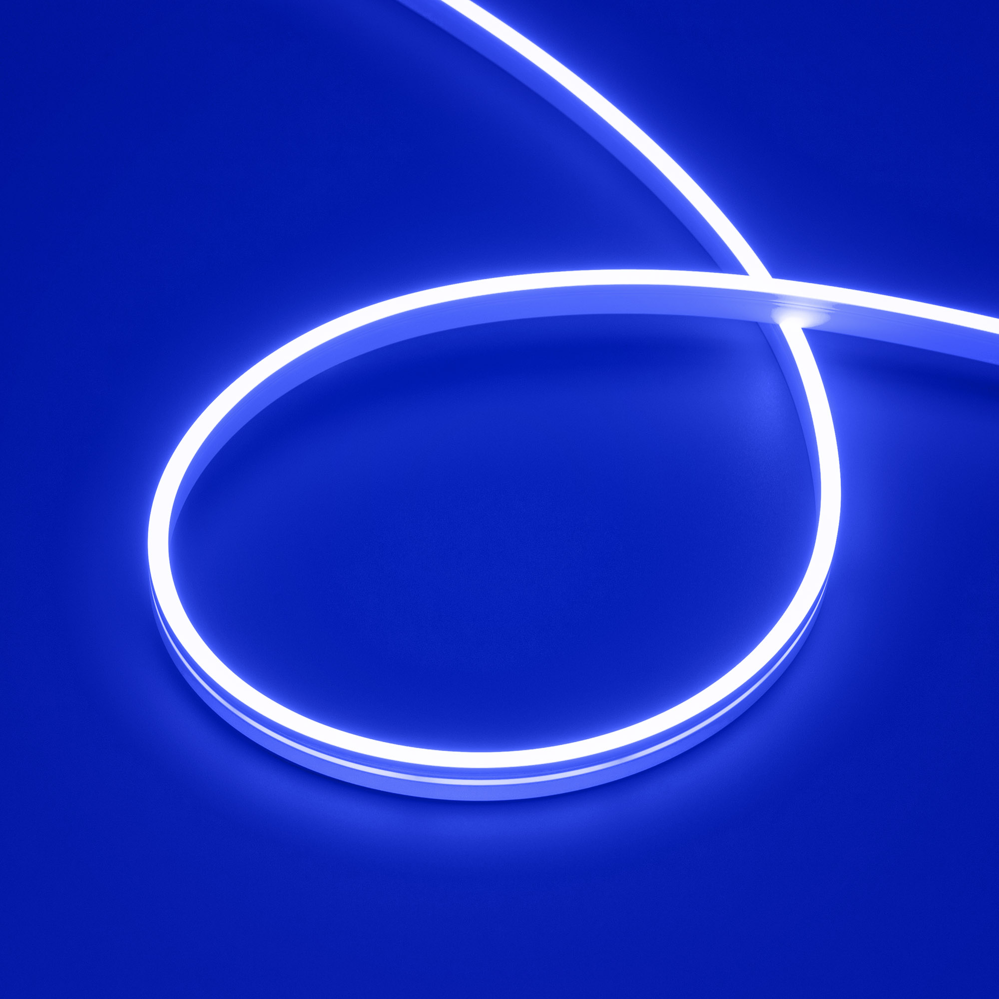 Arlight Лента герметичная MOONLIGHT-SIDE-A168-4x10mm 24V Blue (7.2 W/m, IP65, 5m, wire x2) (Силикон) фото