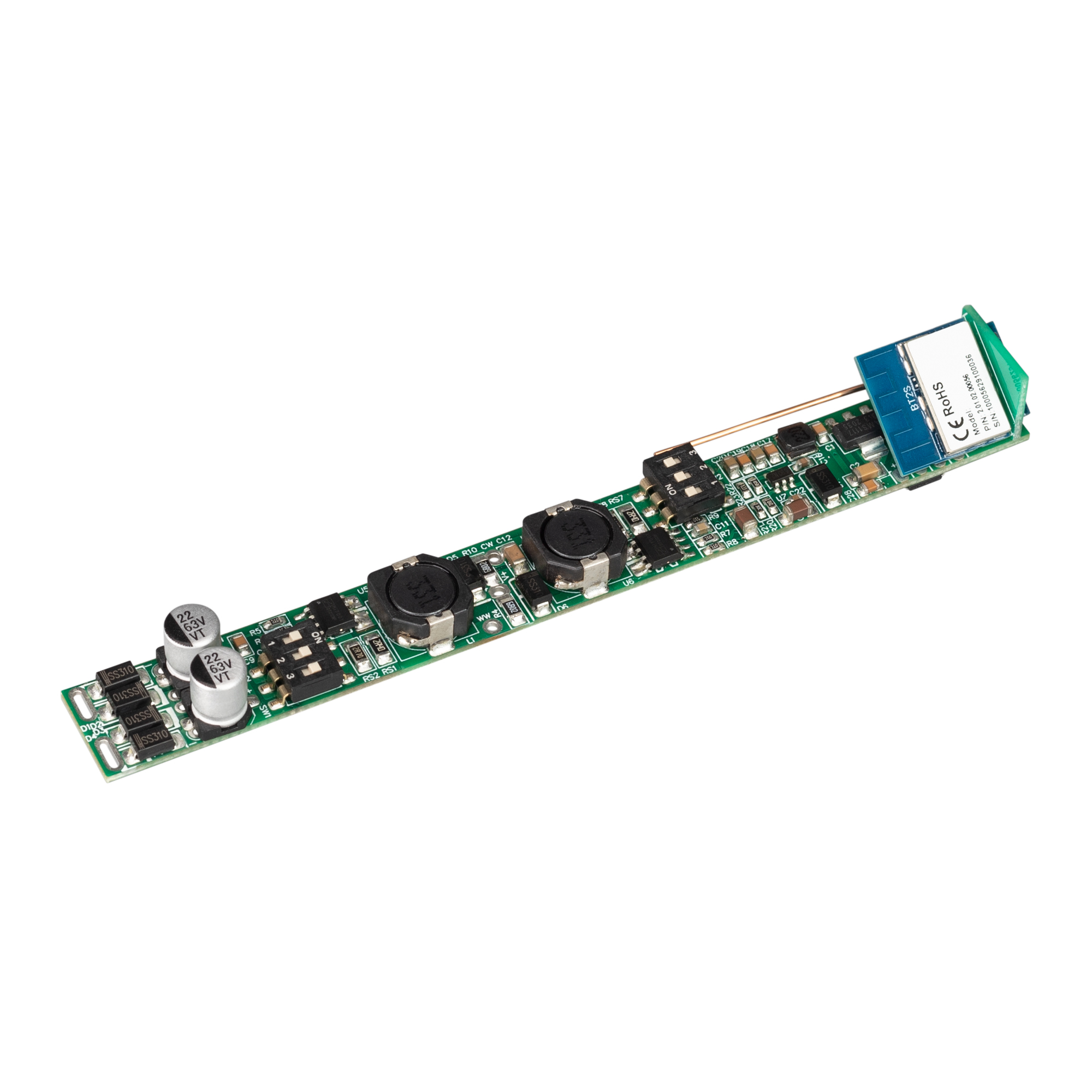 Arlight INTELLIGENT Диммер SMART-CC-202-72-MIX-IN (48V, 2x150-500mA, Track, TUYA BLE, 2.4G) (IARL, IP20 Пластик, 5 лет) фото