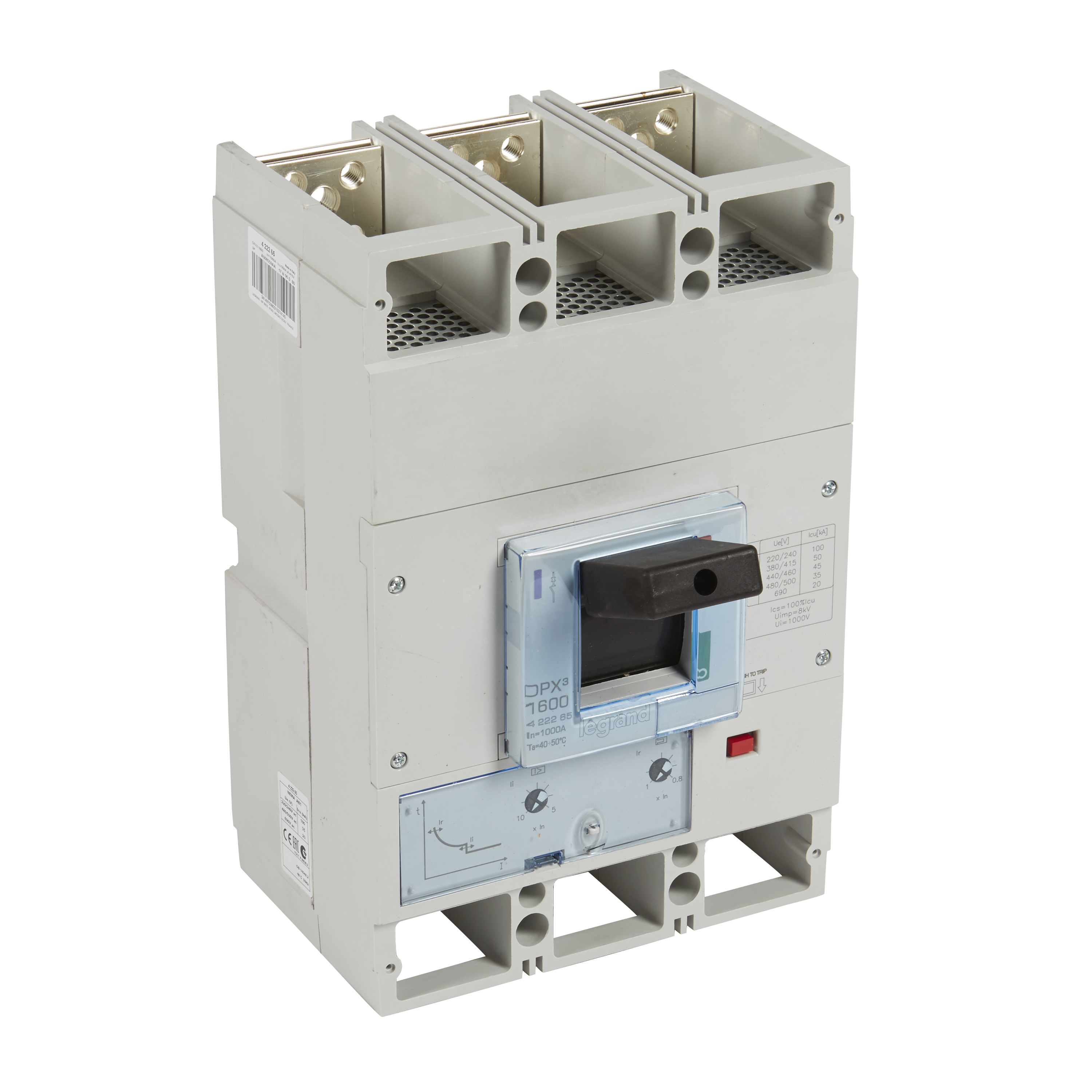 Legrand DPX3 1600 Автоматический выключатель 3P 1000А 50kA/ТМ. фото