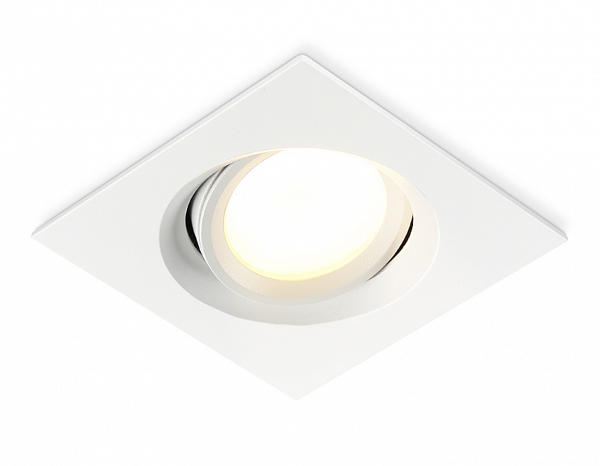 Ambrella Светильник встраиваемый TN1143 WH белый IP44 GU5.3 95*95*38 фото
