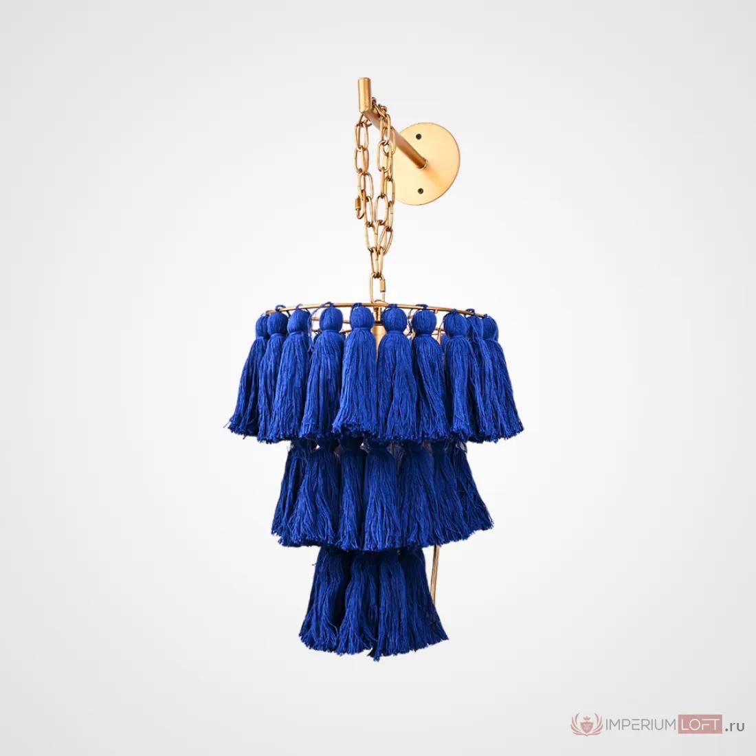 ImperiumLoft Настенный светильник TASSEL WALL Синий фото