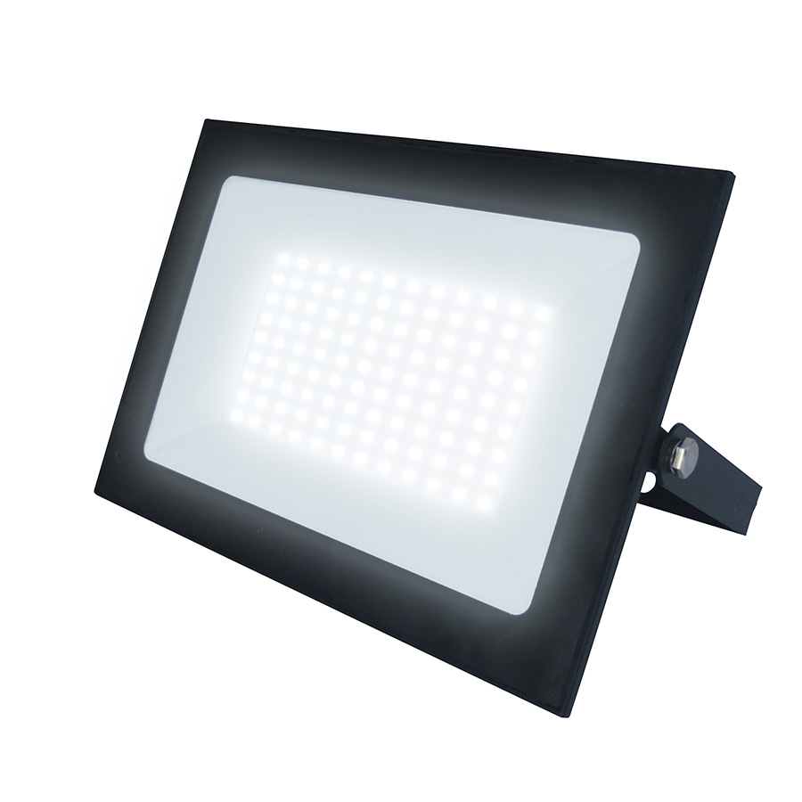 ULF-F21-100W/4000K IP65 200-250В BLACK Прожектор светодиодный. Белый свет (4000K). Корпус черный. TM Uniel фото