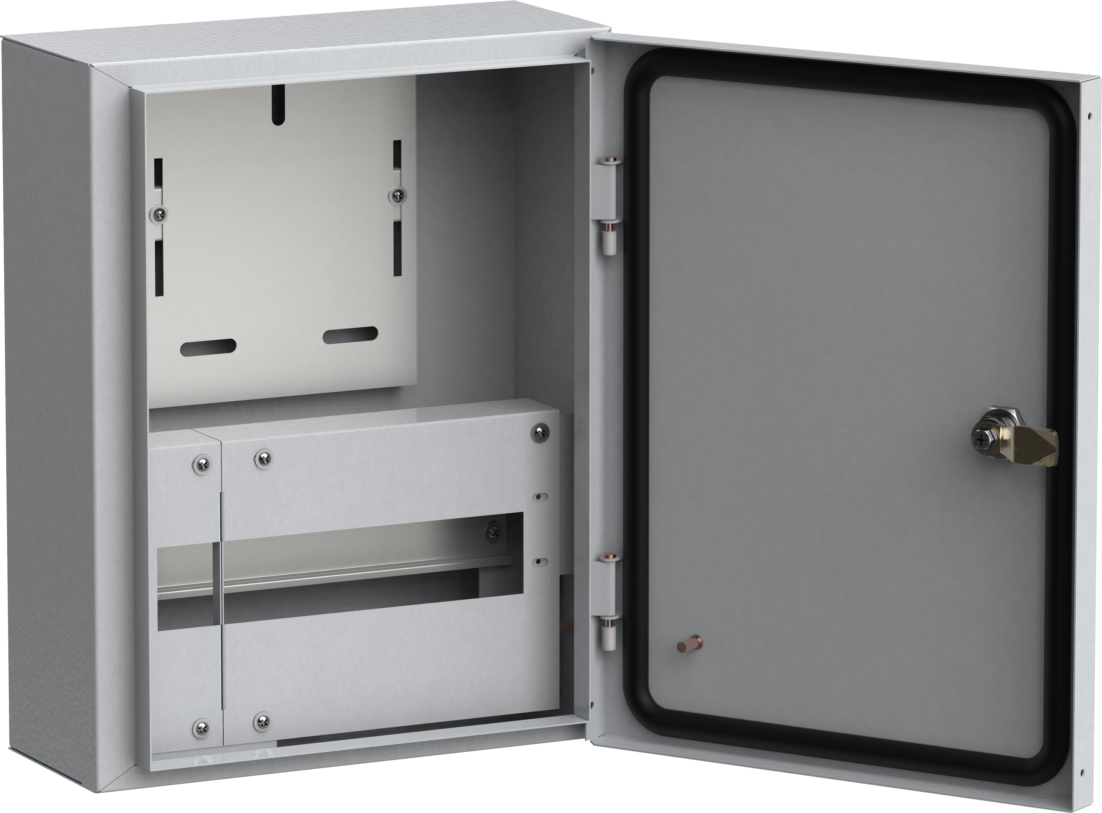 IEK TITAN Корпус металлический ЩУРн-1/12 (395х310х165мм) IP54 без окна фото