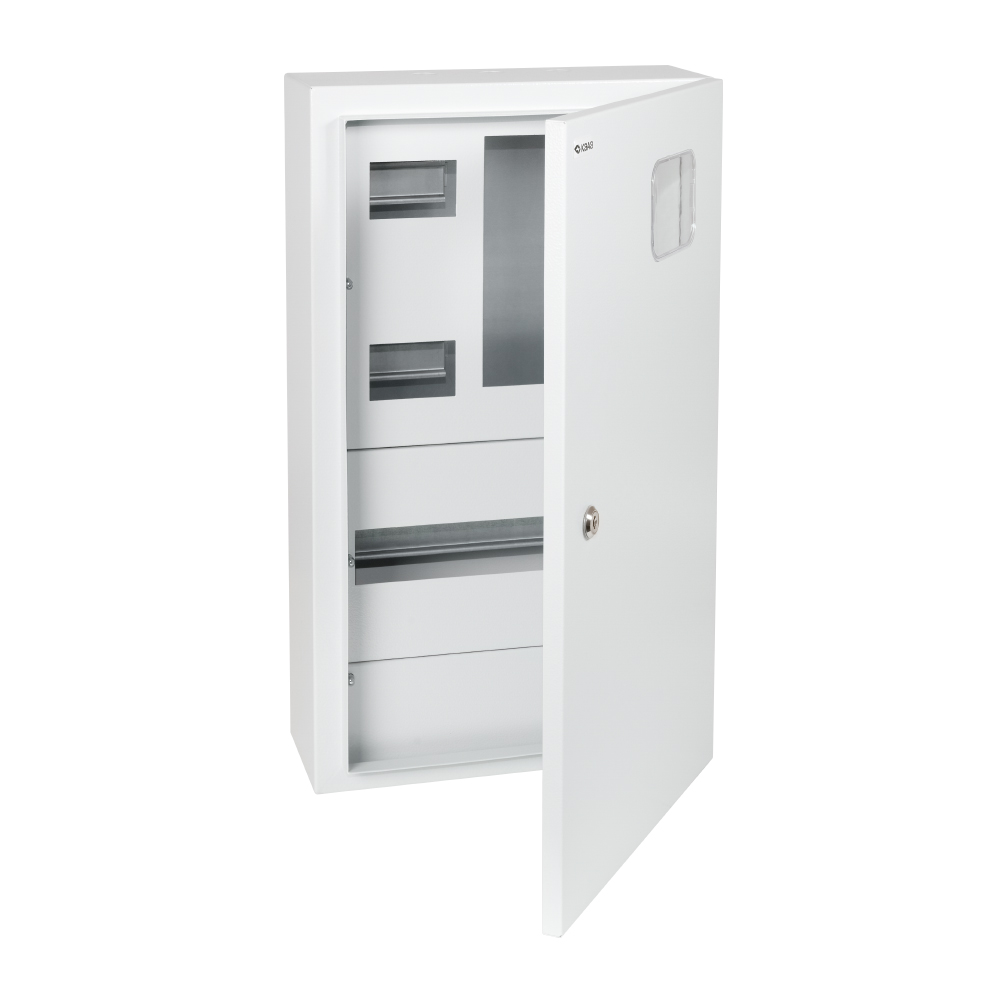КЭАЗ Корпус металлический ЩУРн-СТД-3-МП/23-585х350х145-IP41-УХЛ3 (3ф счетчик на МП, 23 модуля, СТАНДАРТ). фото