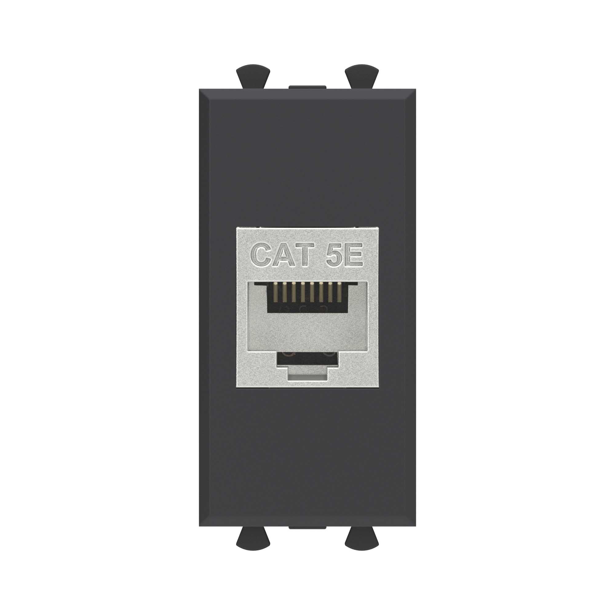 DKC Avanti Компьютерная розетка RJ-45 без шторки модульная, кат.5е экранированная, 