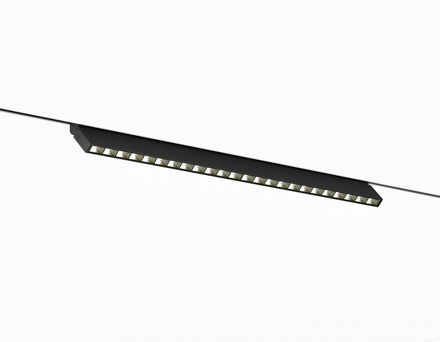 Ambrella Светильник светодиодный трековый Magnetic 48V 10mm GL2365 BK черный IP20 20W 3CCT 3000-6400K 400*10*73 фото