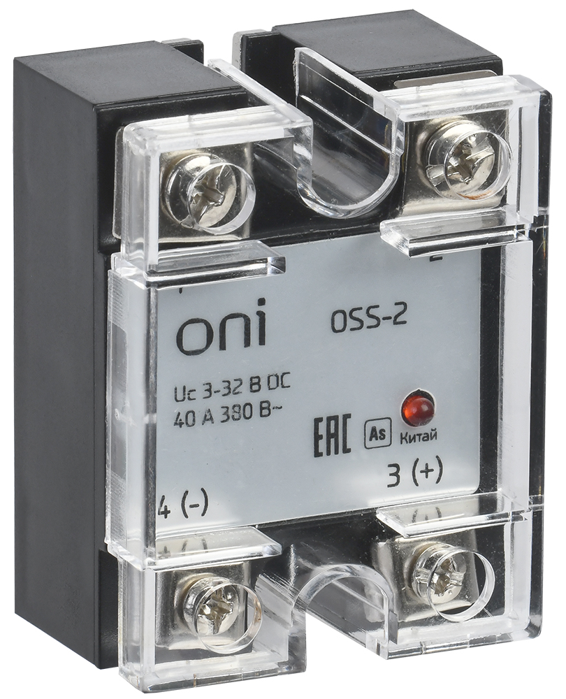 IEK ONI Реле твердотельное OSS-2 25А 380В AC 3-32В DC. фото