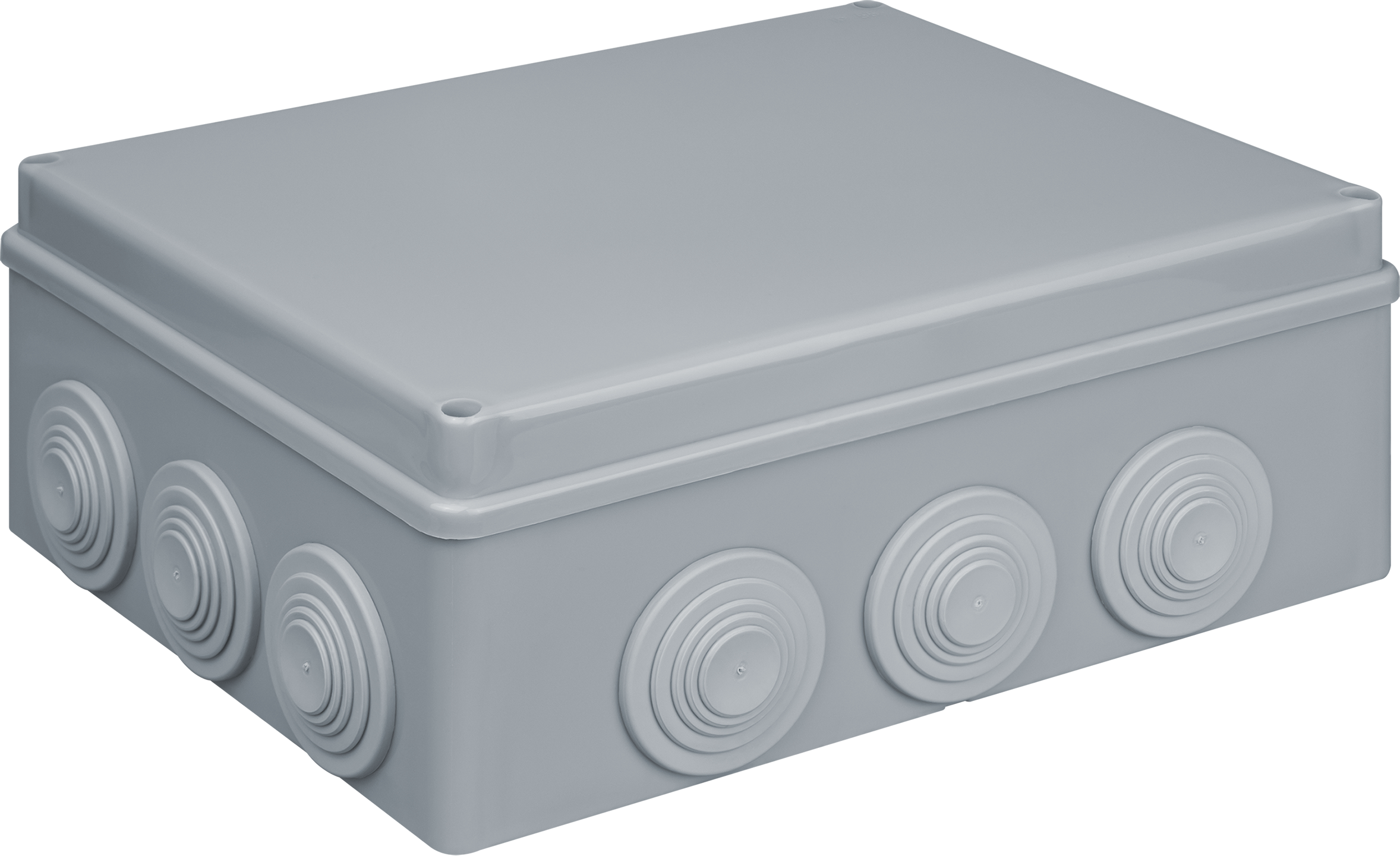 Коробка Navigator NSS-DB-240-190-90-12-GR распаячная открытого монтажа (10/1/1)
